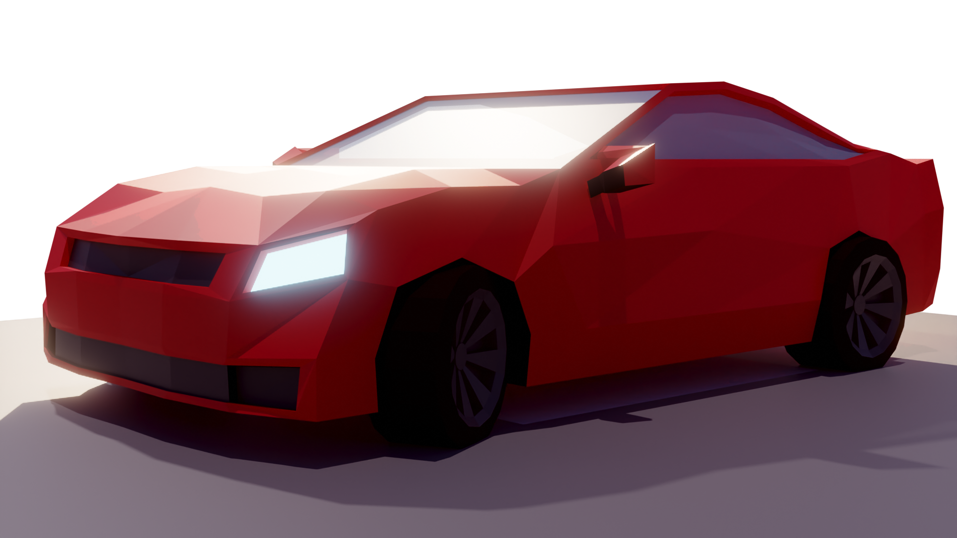 Low Poly Car preview image 1